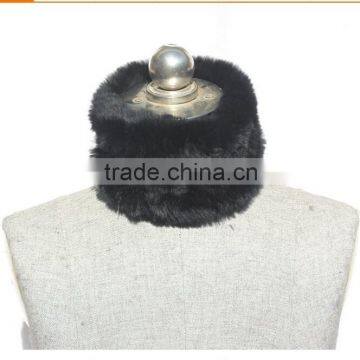 Genuine Rex Rabbit Fur Elastic Headband OEM Wholesale/Retail