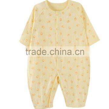 China manufacturer customized comfortable knitted cotton baby romper