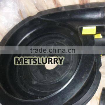 Rubber heavy duty slurry pump spare parts cover plate liner 018