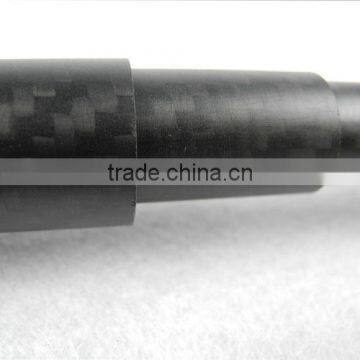3K Section 3 Pipe Carbon Fiber Telescopic Pole With Twill Carbon Fiber Casing photo-5