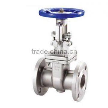 Stainless steel 4 inch water knife stem gate valve drawing for oilfield using