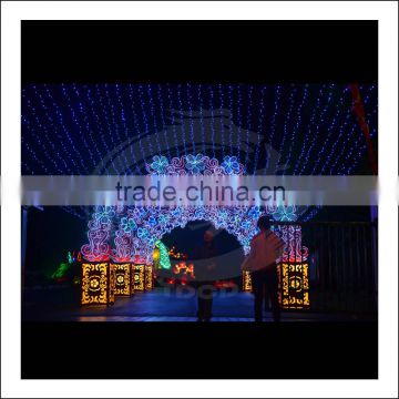 at night LED starry sky corridor lighting