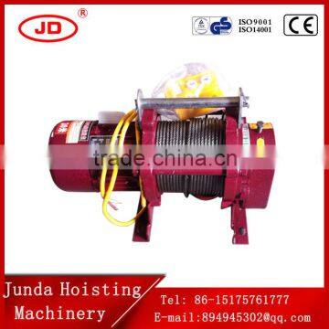 light duty type electric winch crane 380V/3 phase 300-600KG electric wire rope hoist