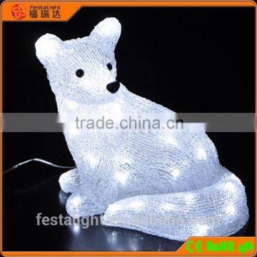 2016 Christmas Holiday decoration led 3d motif animal/fox christmas light