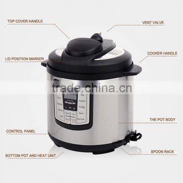 Midea electric pressure cooker intelligent reservation electric pressure cooker easy cleaning 110V or 220V pressure cooker