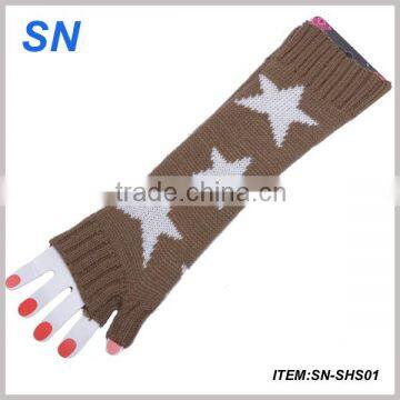 winter fashion star arm warmer for women