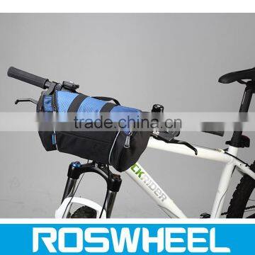 New Design high density waterproof canvas bicycle handlebar bag 11494 round canvas bag