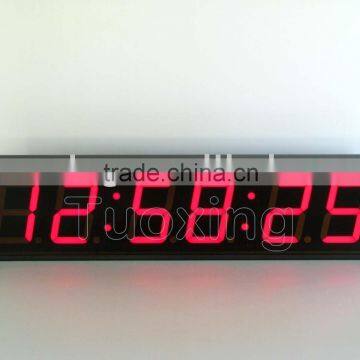 4 inch 6 digit giant LED wall clock