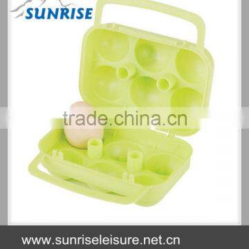 36143-A# Portable Folding Plastic Picnic Camping Hiking Egg Holder with Handle