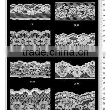 new arrival hot sale wholesale non stretch lace trim for cloth