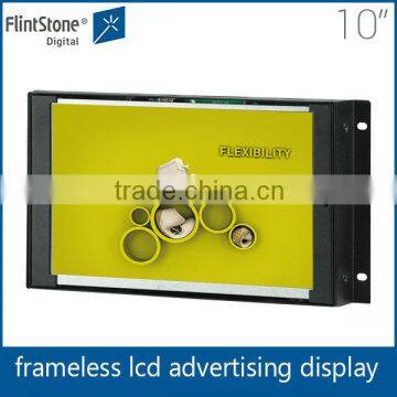Flintstone 10 Inch Tft Open Frame Metal Casing Embedded Video Screen Easy to Use Long Life Spans With Time Function photo-5