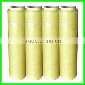 plastic wrap/stretch film/clear and glossy plastic film with color box