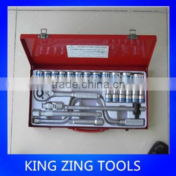 25Pcs 2014 best-selling chrome vanadium steel professional manual maintenance tool socket set