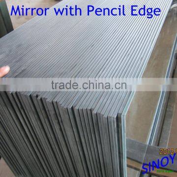 Beautiful rectangular/oval shaped pencil-edge mirror