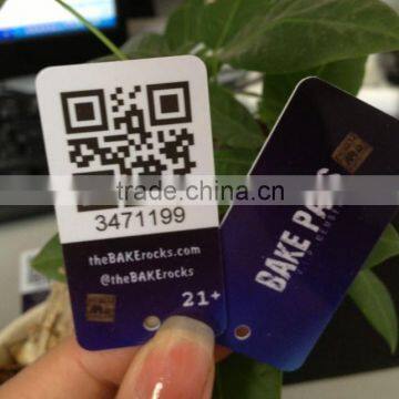 New Small RFID card With QR code