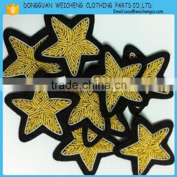 hand embroidery badges for child garment.