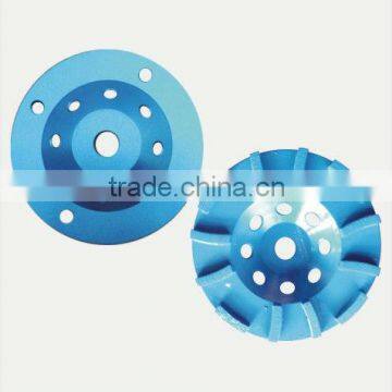 7 inch diamond cup wheel for concrete grinding,10mm thickness segment