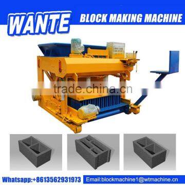 WT6-30 germany technology cement sand hollow block making machines