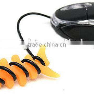 Fish Bone Earphone Cord Cable Winder