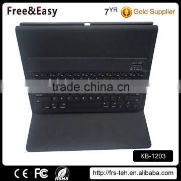 Factory Price 78keys Bluetooth Wireless Keyboard With Leather Case photo-2