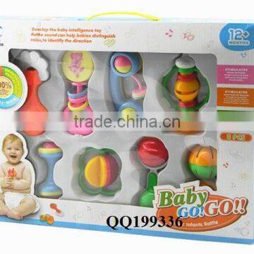 Lovely plastic baby toy rattle