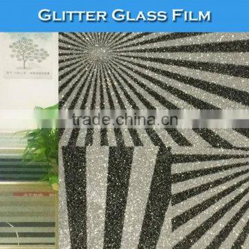 W034 PVC Smart Window Decoration Glitter Diamond Glass Film photo-5