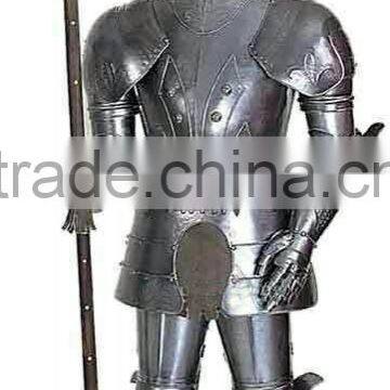 Antique finish armour suit