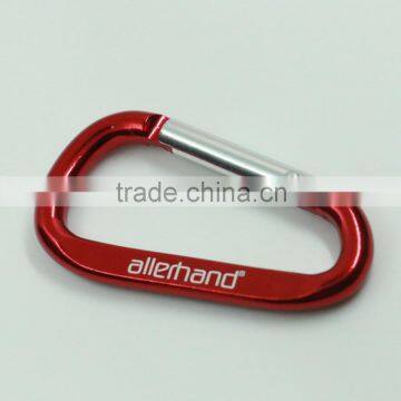 Wholesale D Shaped Lead Free Pantone Code Flat Carabiner Clip With Printing Logo photo-2