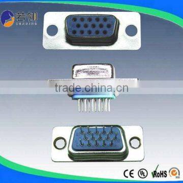 High Density PCB Straight Female D-SUB Connector