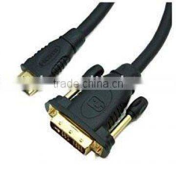 single-link dvi to hdmi cable with dvi-d