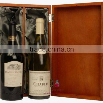 wooden wine packaging box with lock