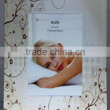 Glass photo frame