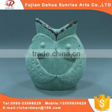 Wholesale ceramic owl home decoration