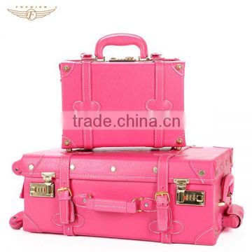 Chinese Vintage Design Woman Suitcase Sets