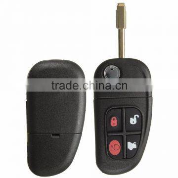 4 Buttons 315Mhz Remote Alarm Flip Key Fob For Jaguar S-Type X-Type XJ XK XJ8