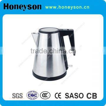 1.2L superior commercial stainless steel electric kettle stainless