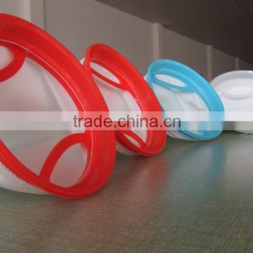 PE liquid filter bag with plastic ring