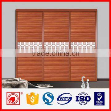 Laminate 3 door bedroom wardrobe sliding door