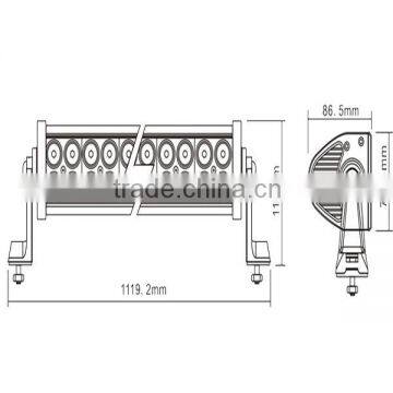 2014 NEW 240W 41.5 Inch off Road Led Light Bar Super Bright Affordable Price Latest Curved LED Light Bar photo-2