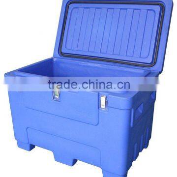 Dry ice storage bin