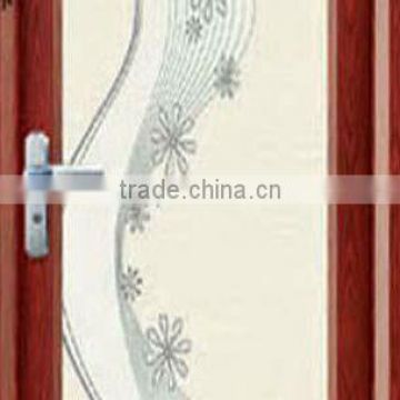 Decorative film of glass door