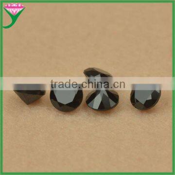 Supplier rough price loose round cut natural black star sapphire