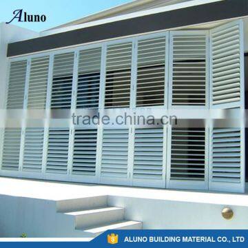 Aluminium Louvered Bifold Shutters/Louvered Bifold Window Shutters for Outdoor