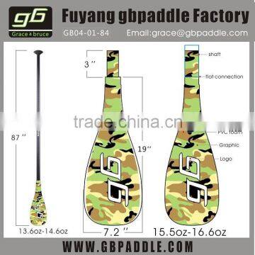 adjustable carbon sup 3 piece paddles