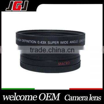 Digital High Definition 0.43X Super Wide Angle Lens 58mm Wide Angle-lens for DSLR for Canon for Nikon