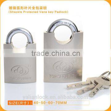 OEM Best Price Top Security Nickle Plated Wrapped BeamPadlock