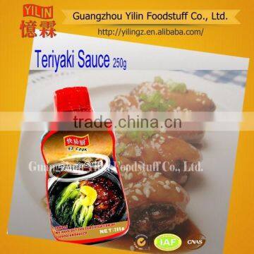 250g bottle pack teriyaki Sauce in famous brands