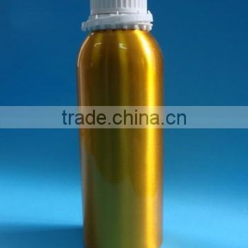 Gold aluminum bottle,aluminum bottle with tamper evident cap