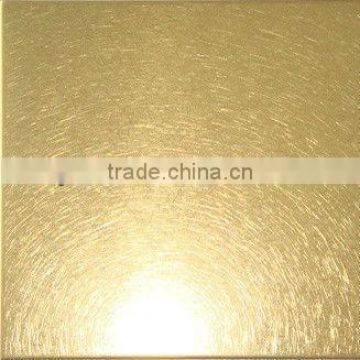 201 304 316 430 rose golden titanium coated stainless steel sheet