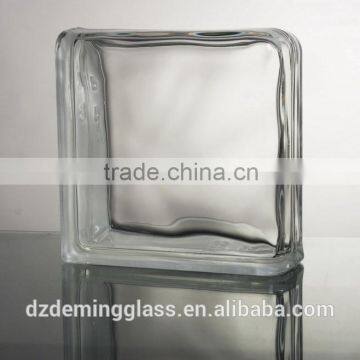 special shape glass block 190x190x80mm shoulder glass brick with CE,ISO,CCC certification